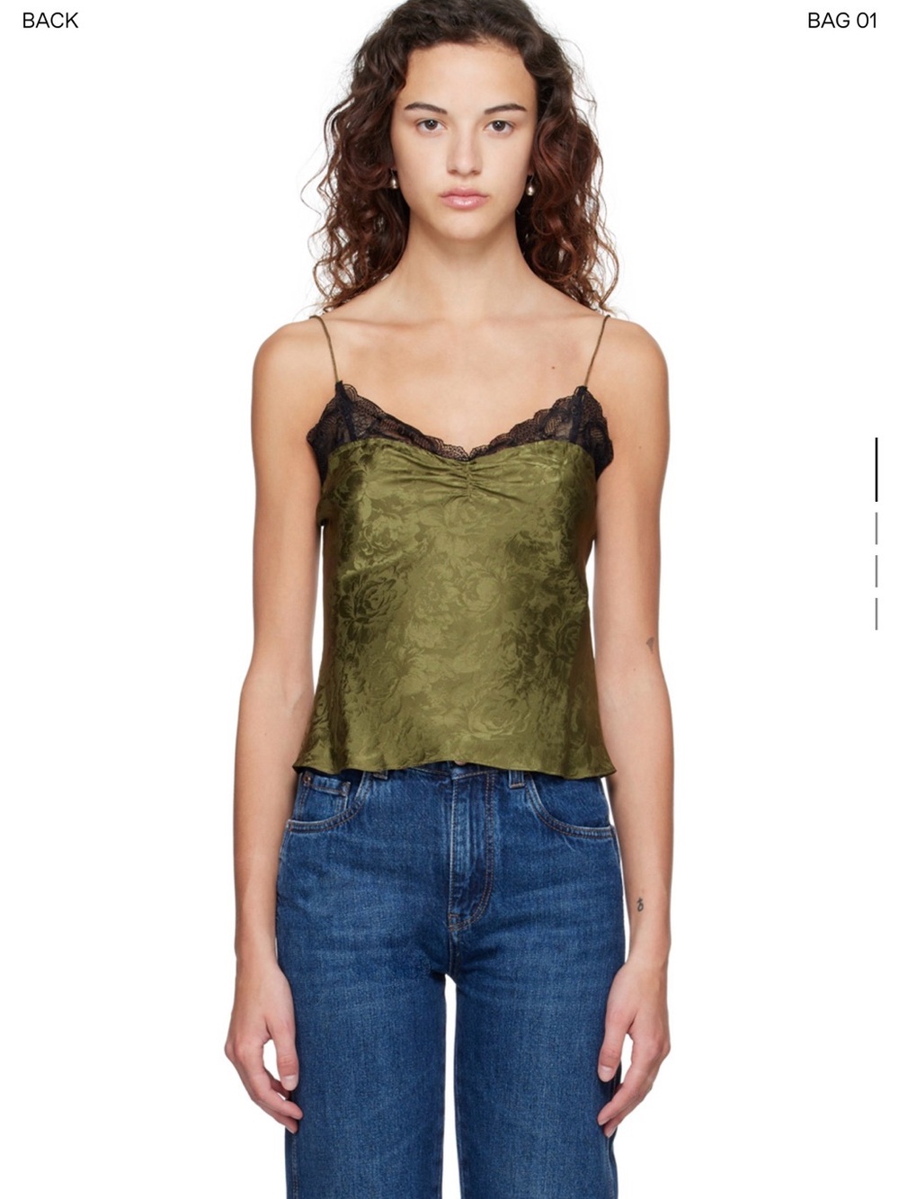 The Garment green Toulouse camisole